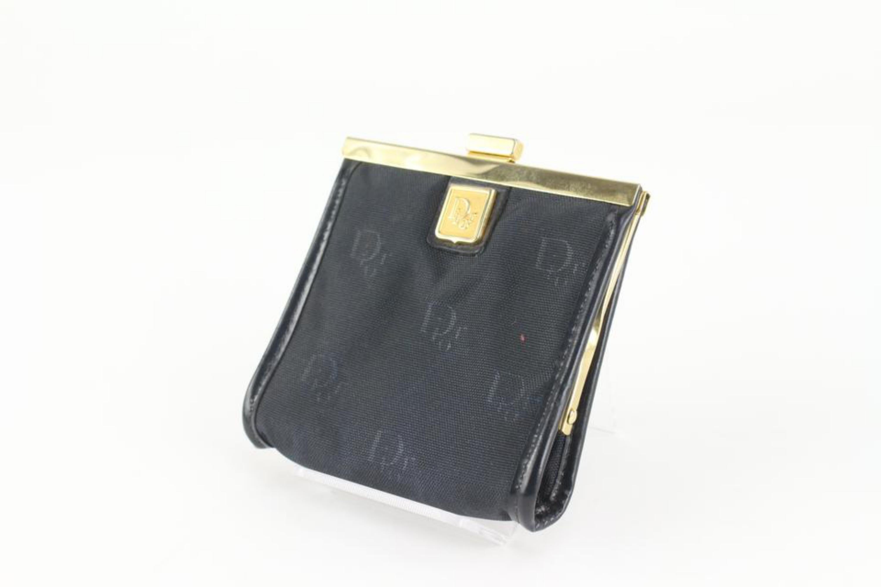 Dior Black Kisslock Coin Pouch 7DR1209 8