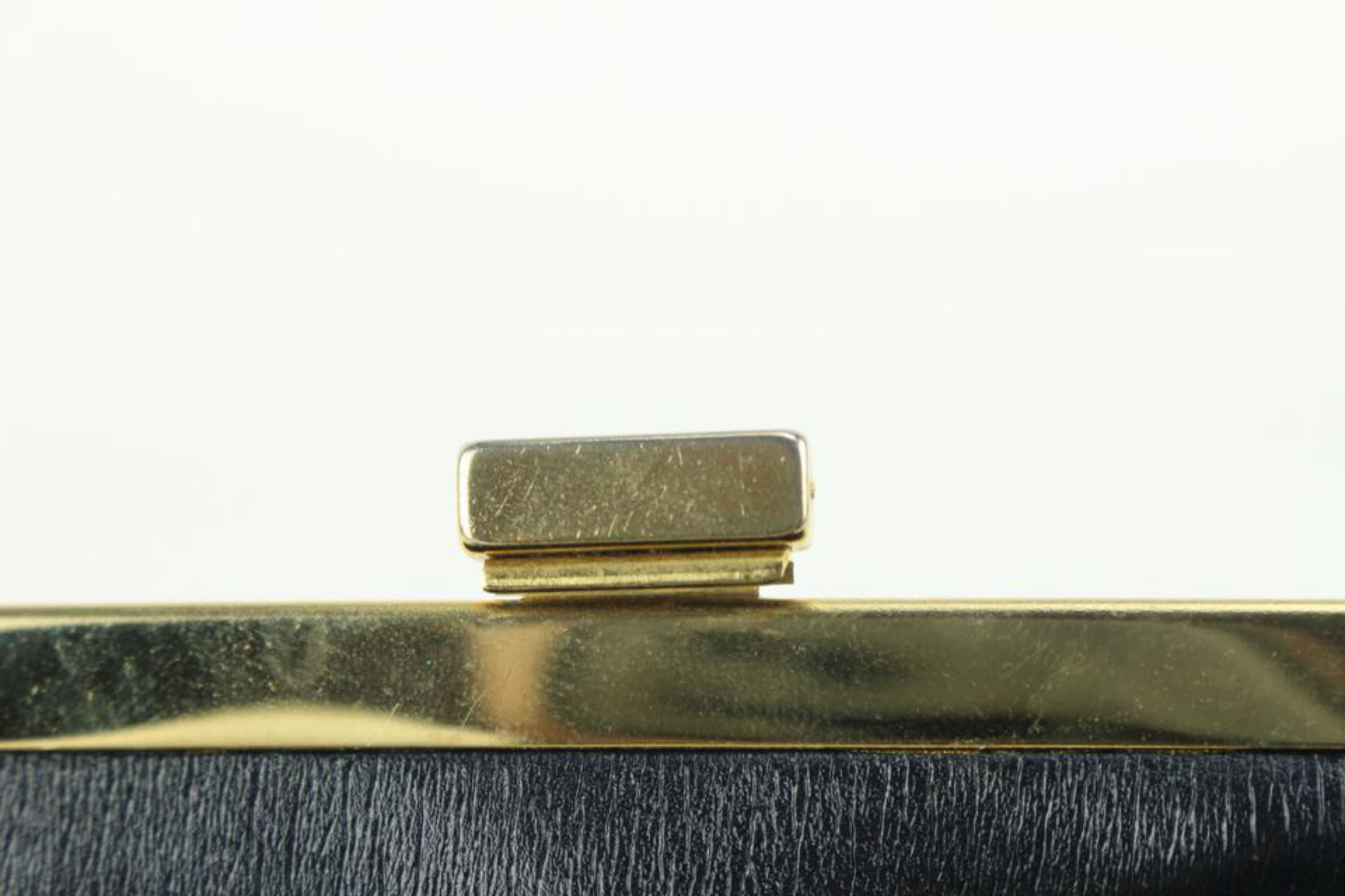 Dior Black Kisslock Coin Pouch 7DR1209 1