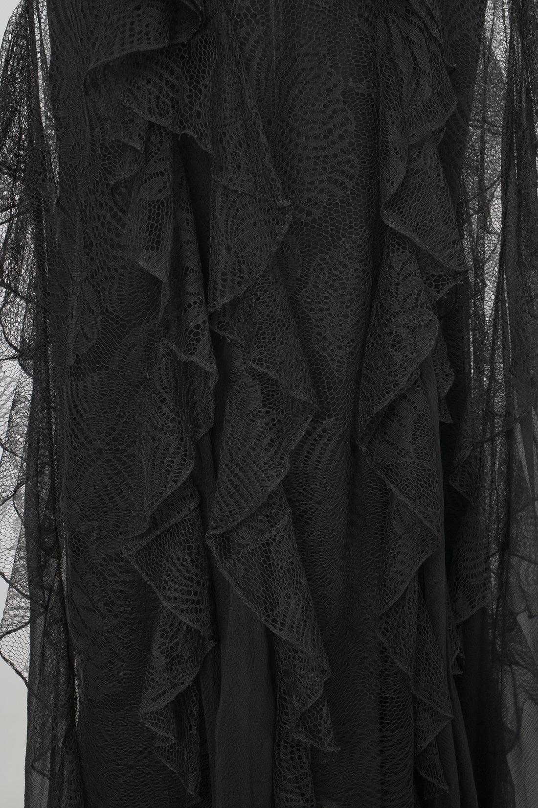 Dior Black Lace Skirt 2