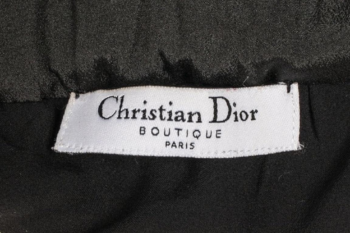 Dior Black Lace Skirt 4