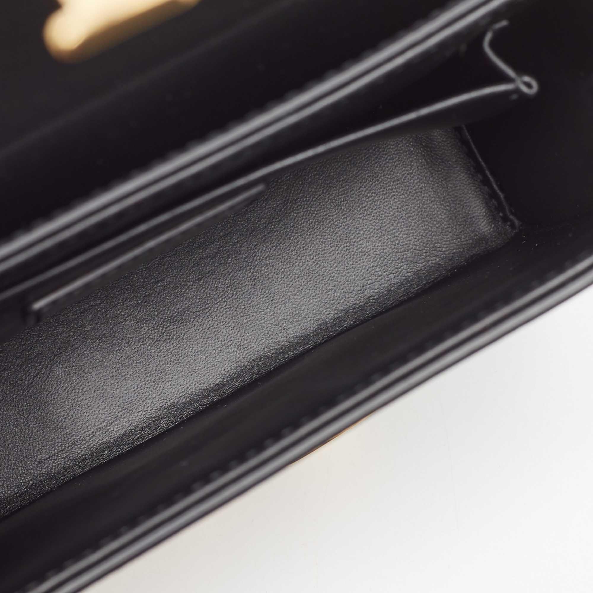 Dior Black Leather 30 Montaigne Box Bag In Good Condition For Sale In Dubai, Al Qouz 2