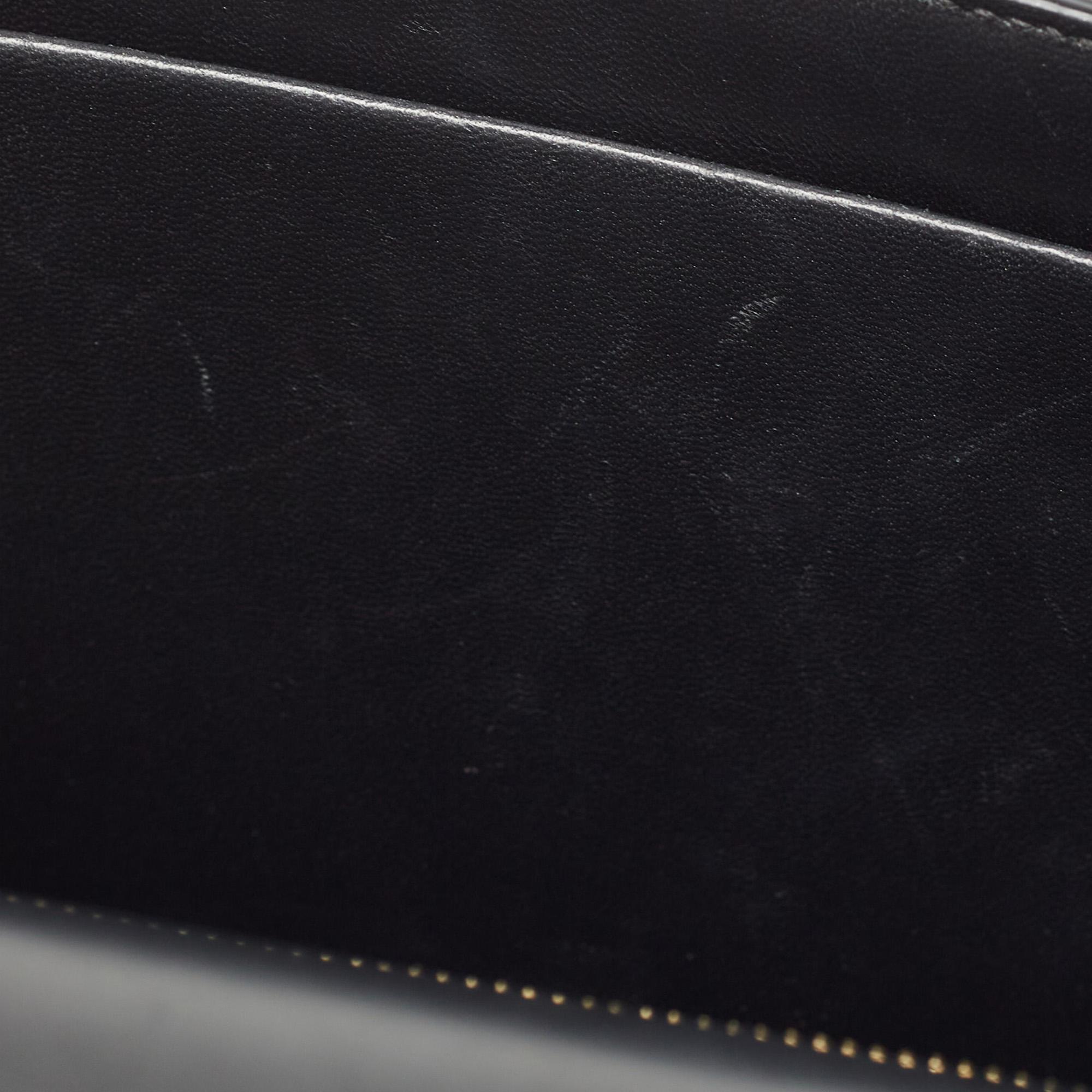 Dior Black Leather 30 Montaigne Flap Bag 7