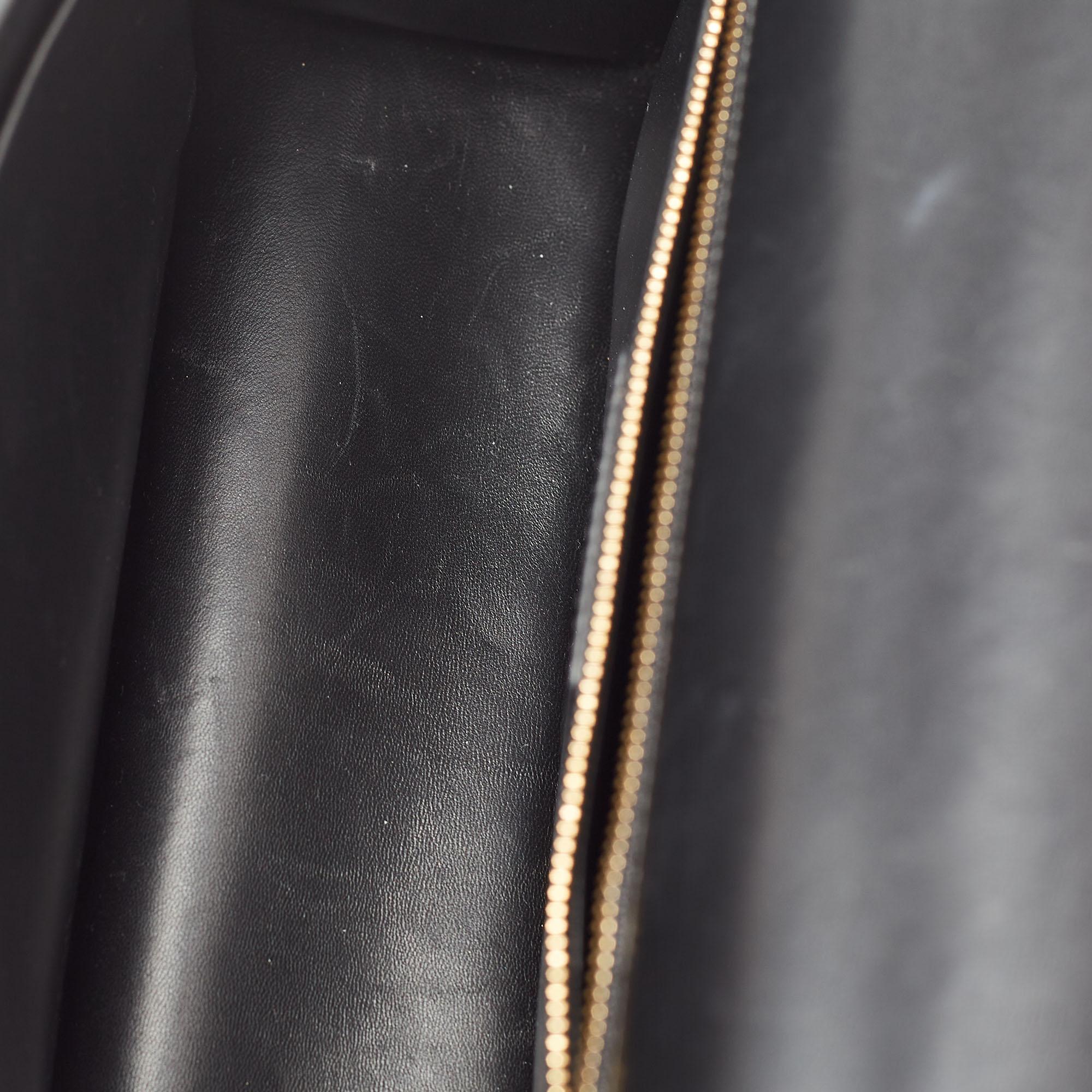 Dior Black Leather 30 Montaigne Flap Bag 13