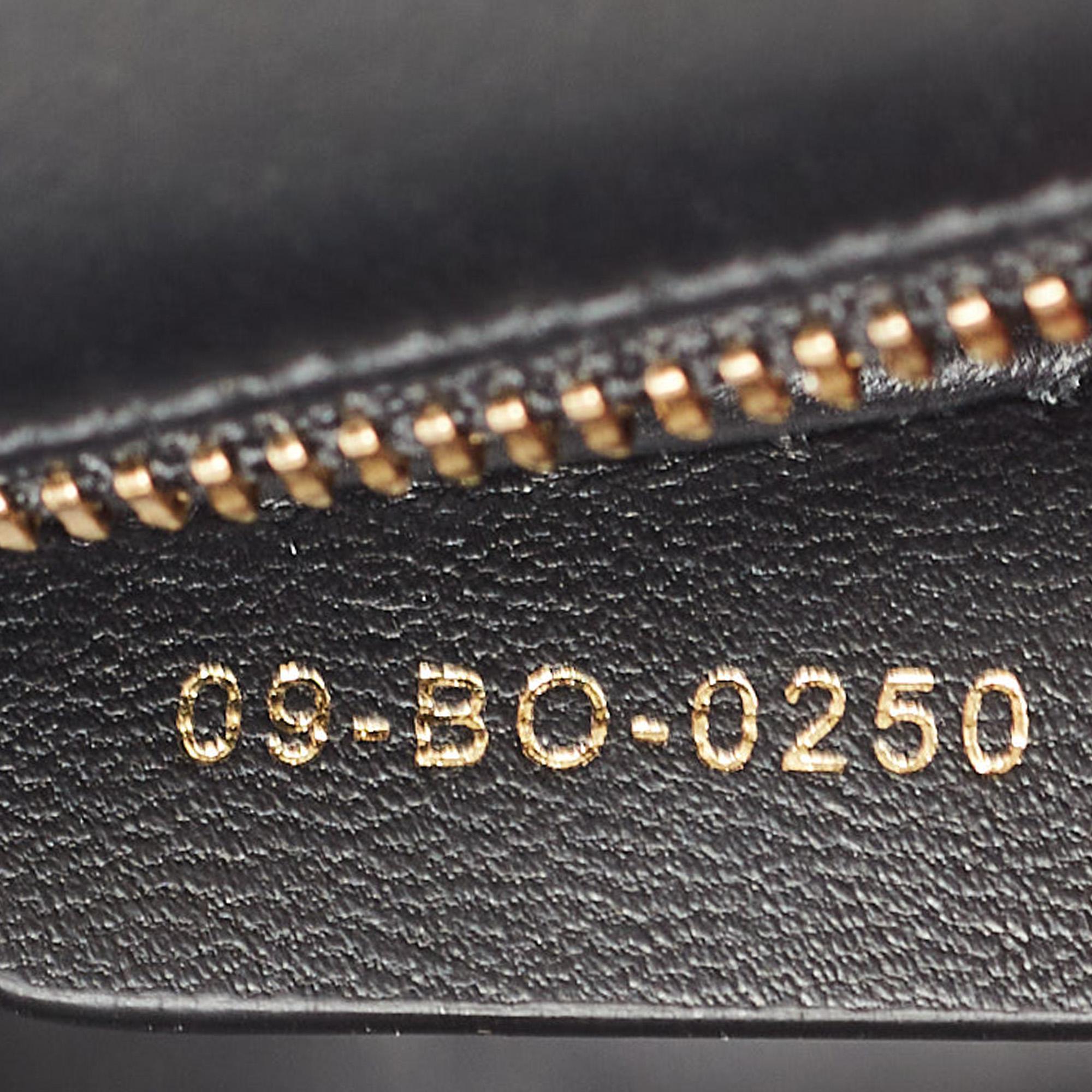 Dior Black Leather 30 Montaigne Flap Bag 14