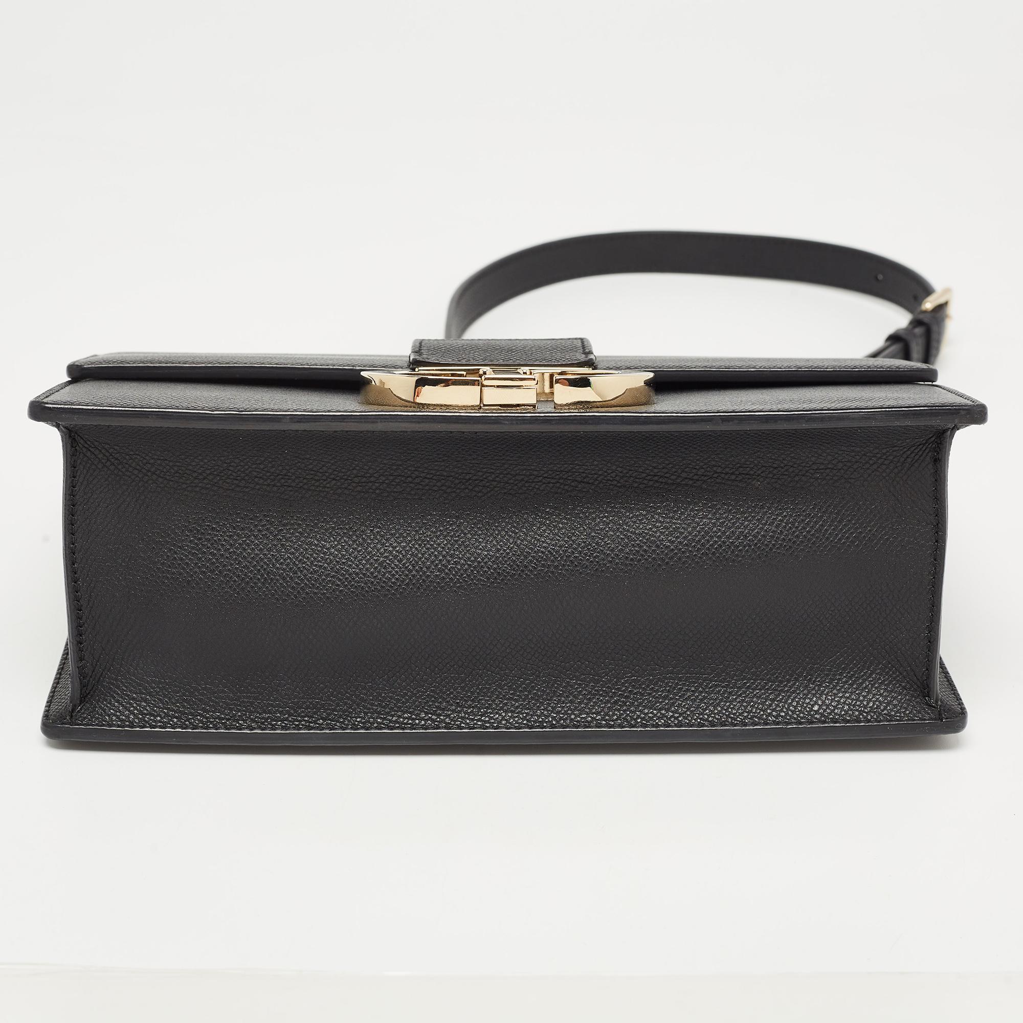 Dior Black Leather 30 Montaigne Flap Bag 1