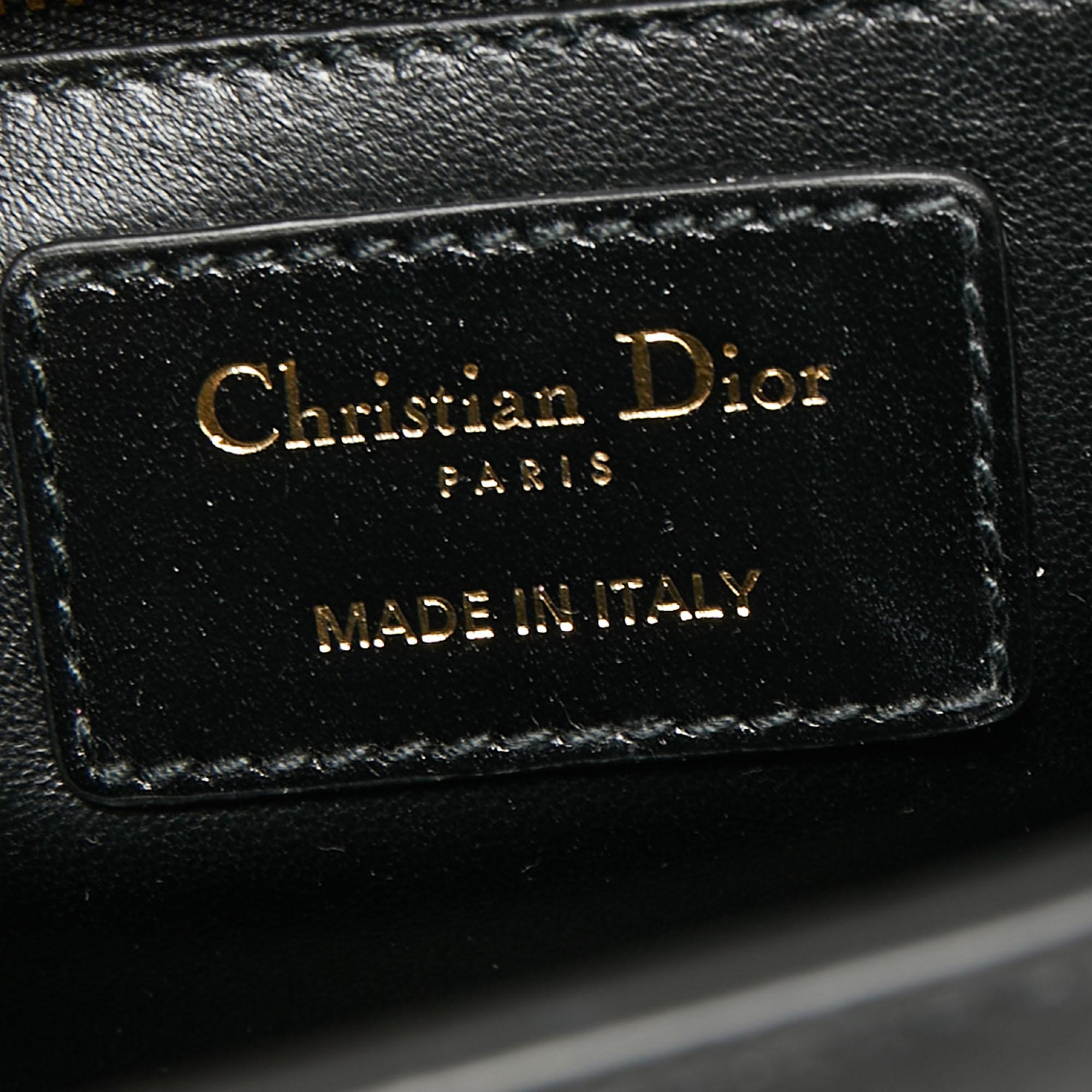 Dior Black Leather 30 Montaigne Shoulder Bag 6