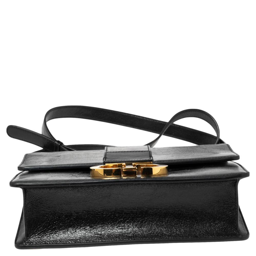 Women's Dior Black Leather 30 Montaigne Shoulder Bag