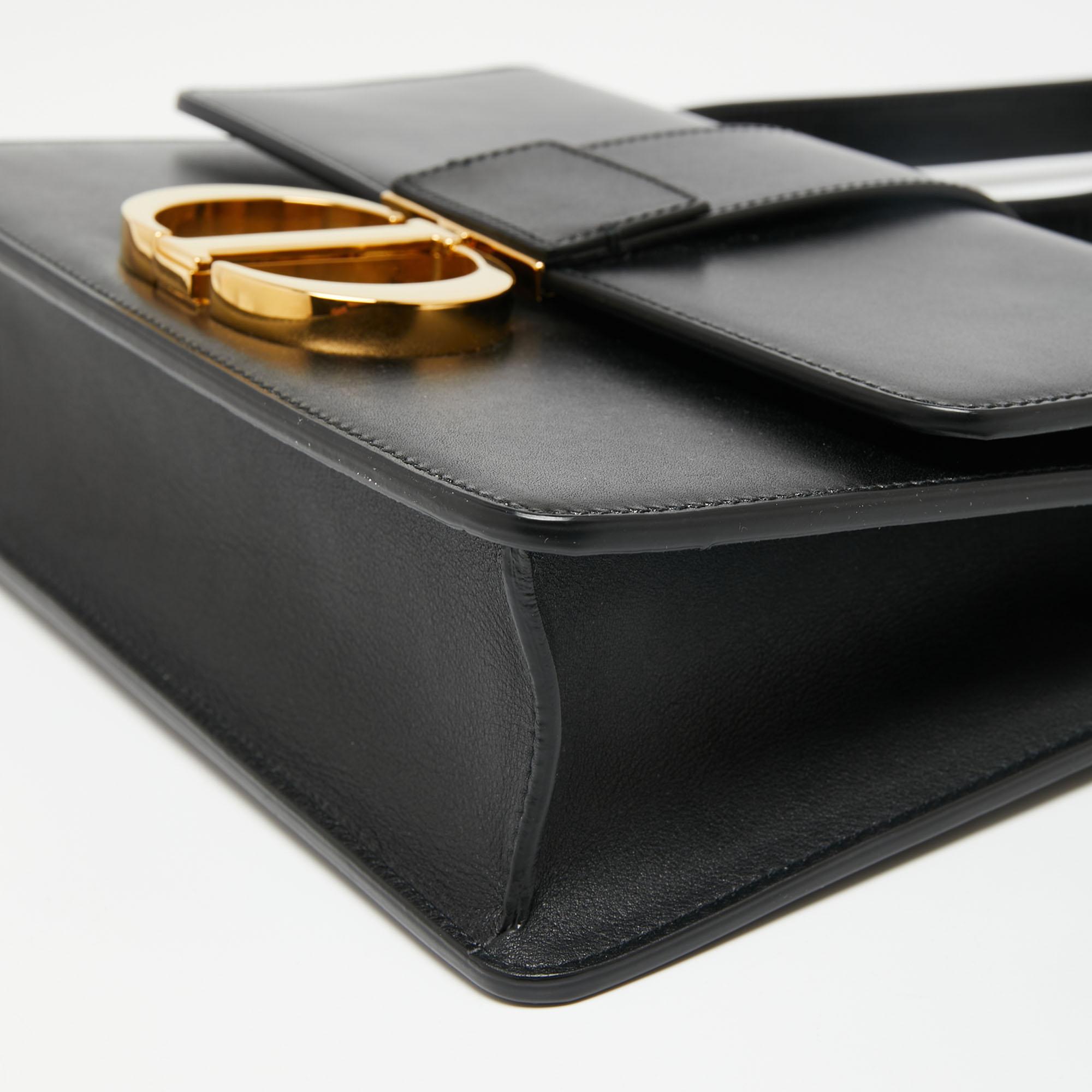 Dior Black Leather 30 Montaigne Shoulder Bag 3