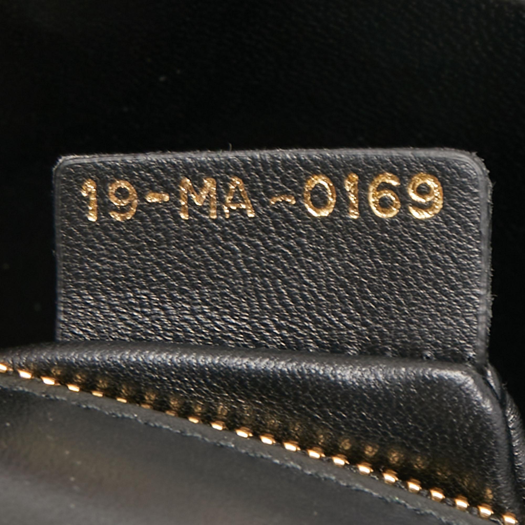 Dior Black Leather 30 Montaigne Shoulder Bag 2