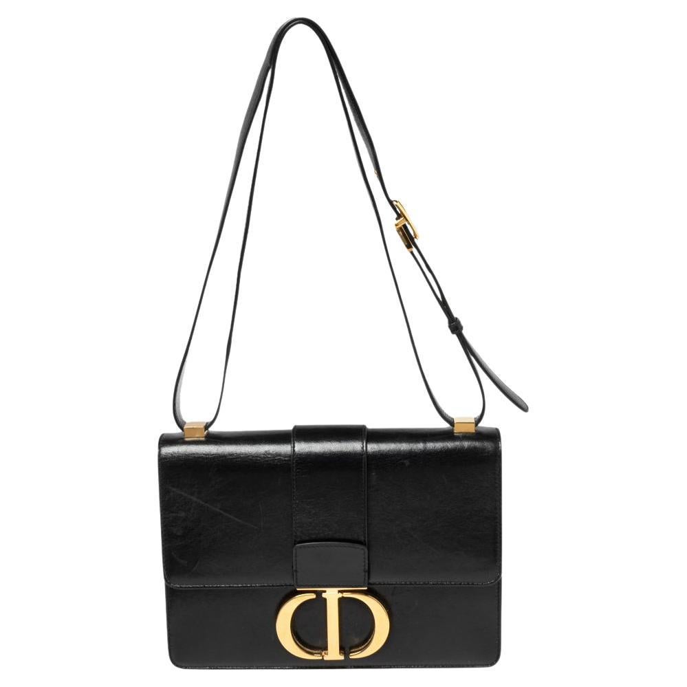 Christian Dior 30 Montaigne Box Bag Leather at 1stDibs