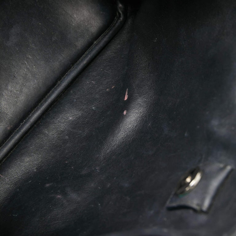 Dior Black Leather And Python Medium Diorissimo Shopper Tote For Sale 7