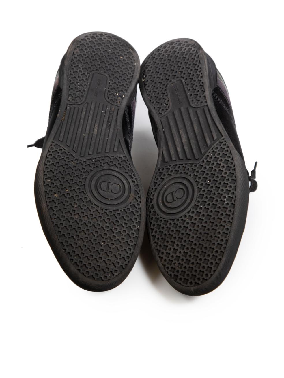Women's Dior Black Leather B18 Low Top Trainers Size IT 42 For Sale