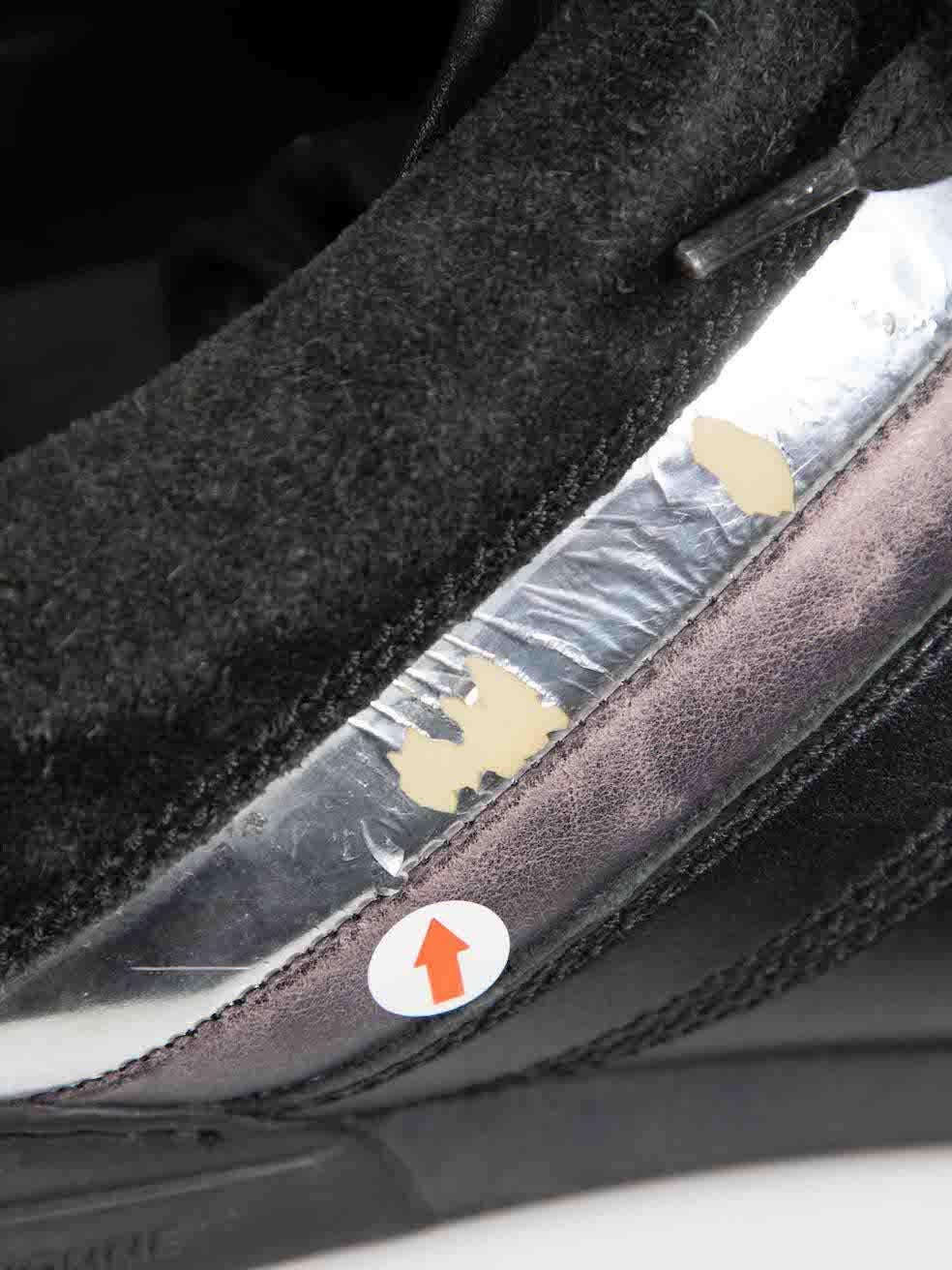 Dior Black Leather B18 Low Top Trainers Size IT 42 For Sale 1