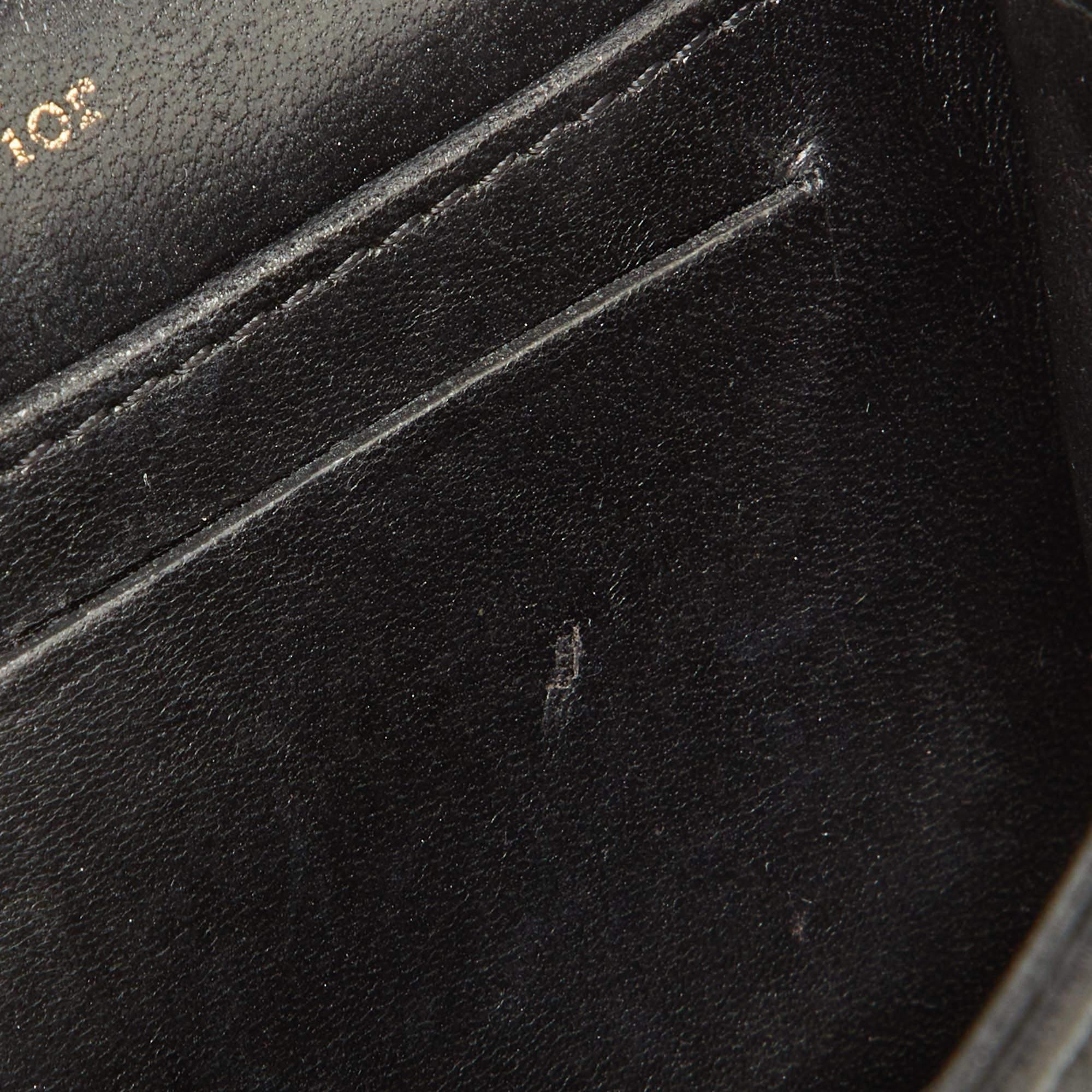 Dior Black Leather Baby Diorama Crossbody Bag For Sale 2