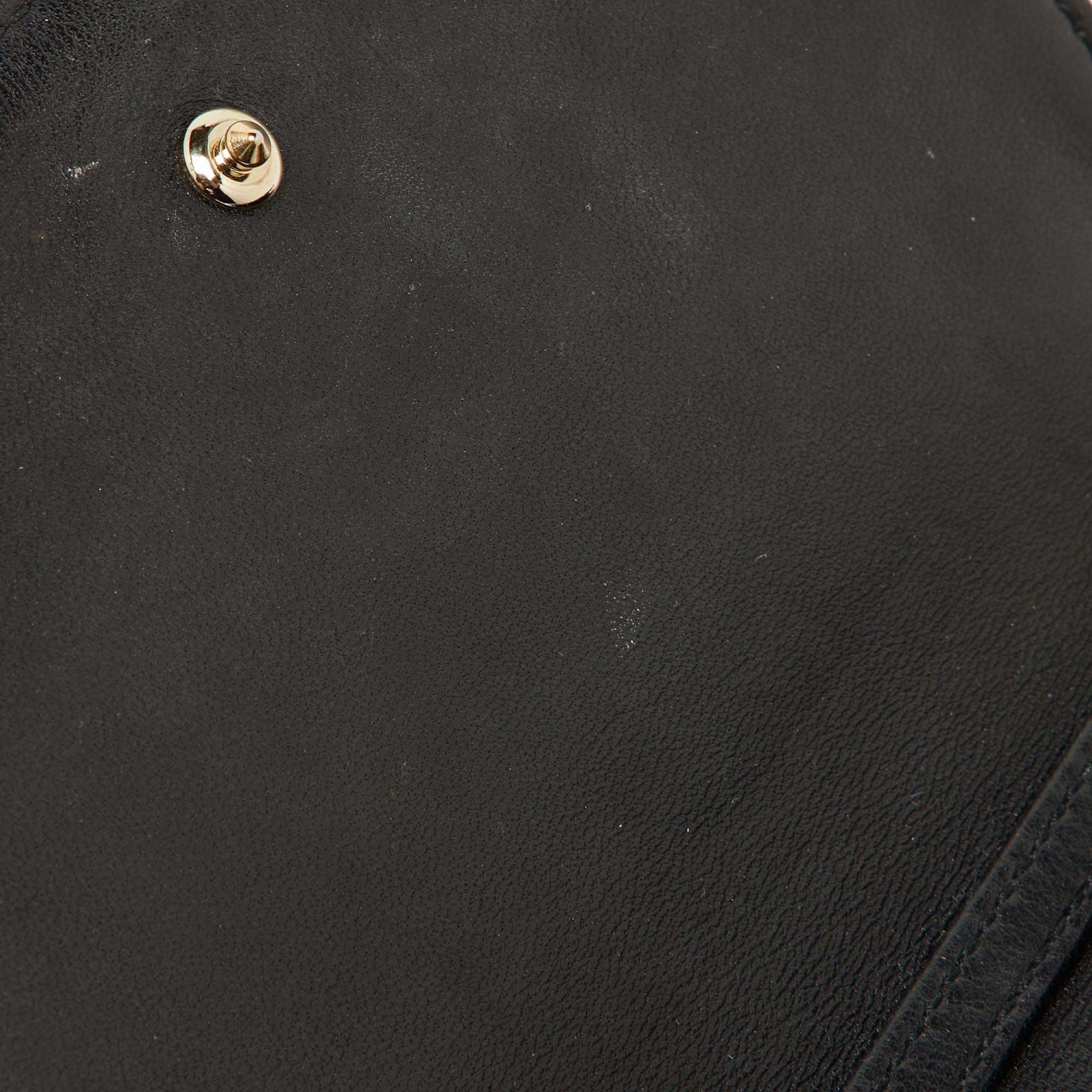 Dior Black Leather Baby Diorama Crossbody Bag For Sale 4