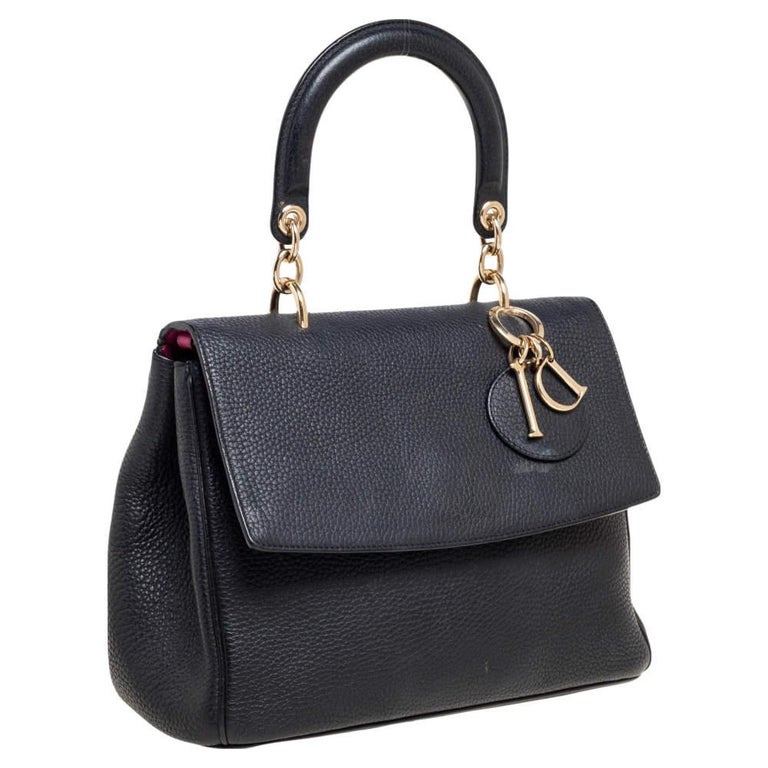 Dior Black Leather Be Dior Shoulder Bag For Sale at 1stDibs