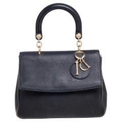 Dior Black Leather Be Dior Shoulder Bag