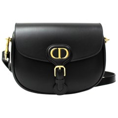 Dior Black Leather Bobby Medium Bag