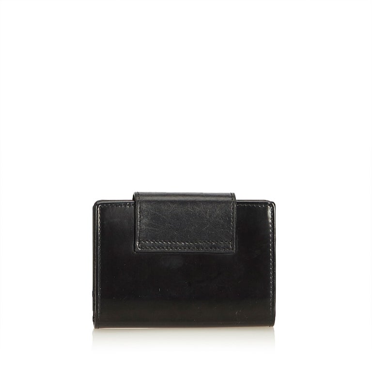 Dior Black Leather Business Card Holder France at 1stDibs | dior ...