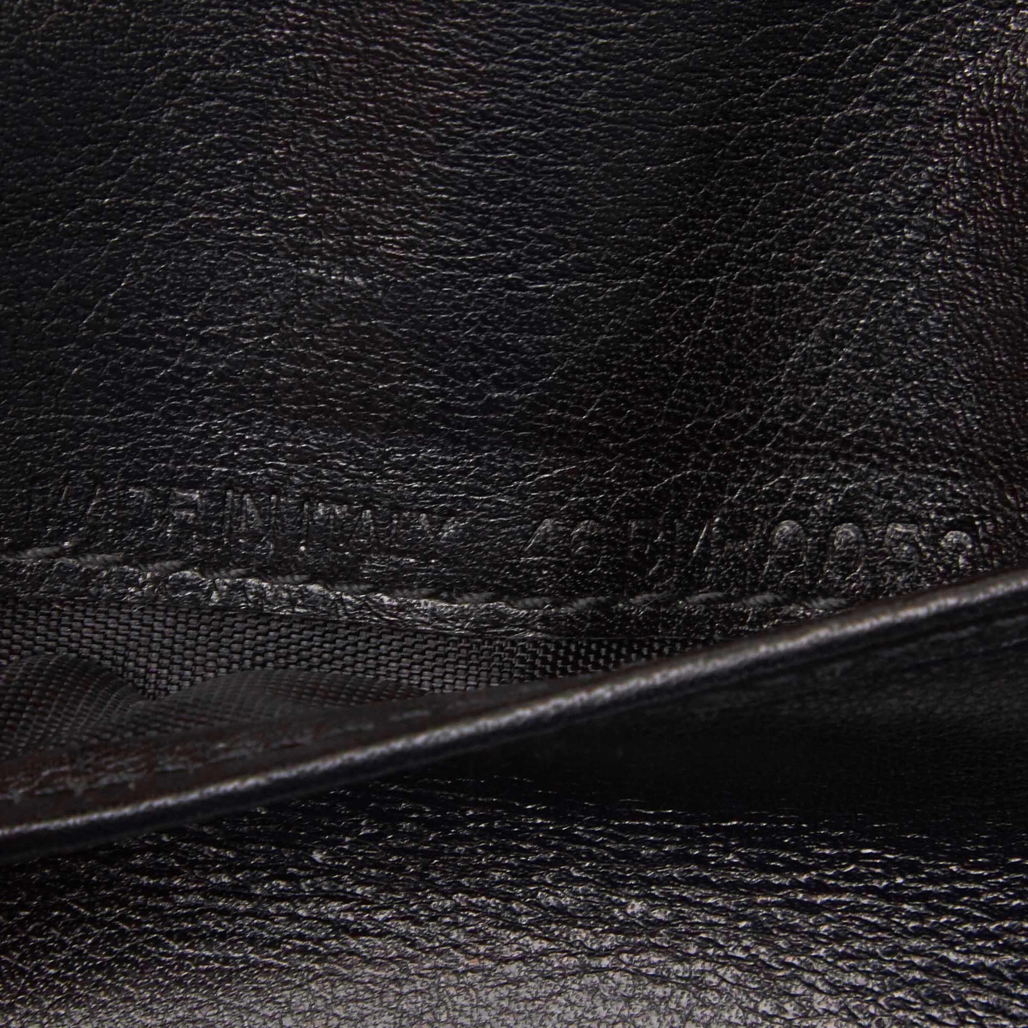 Dior Black  Leather Business Card Holder France 1