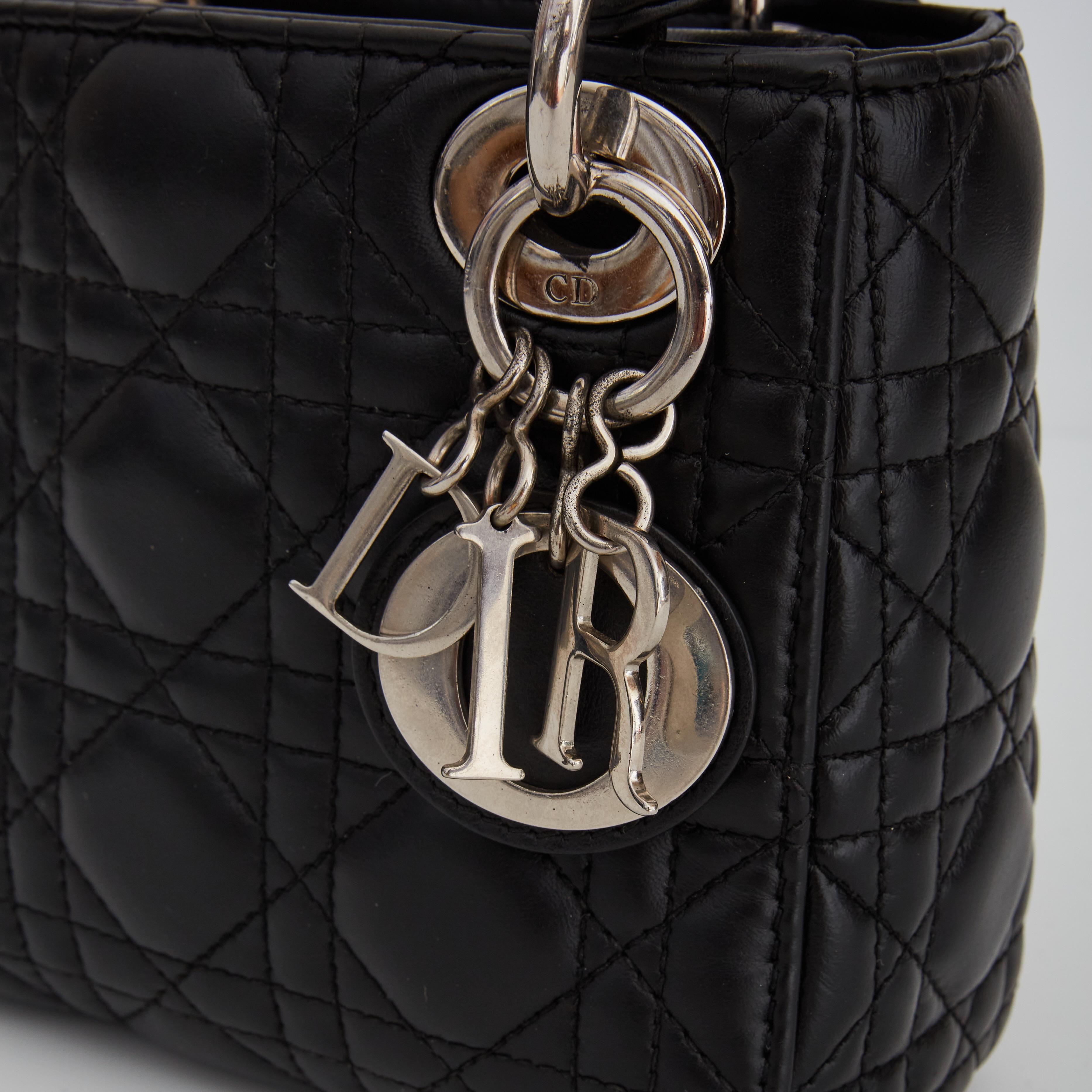 Women's or Men's Dior Black Leather Cannage Lady Bag (2019)