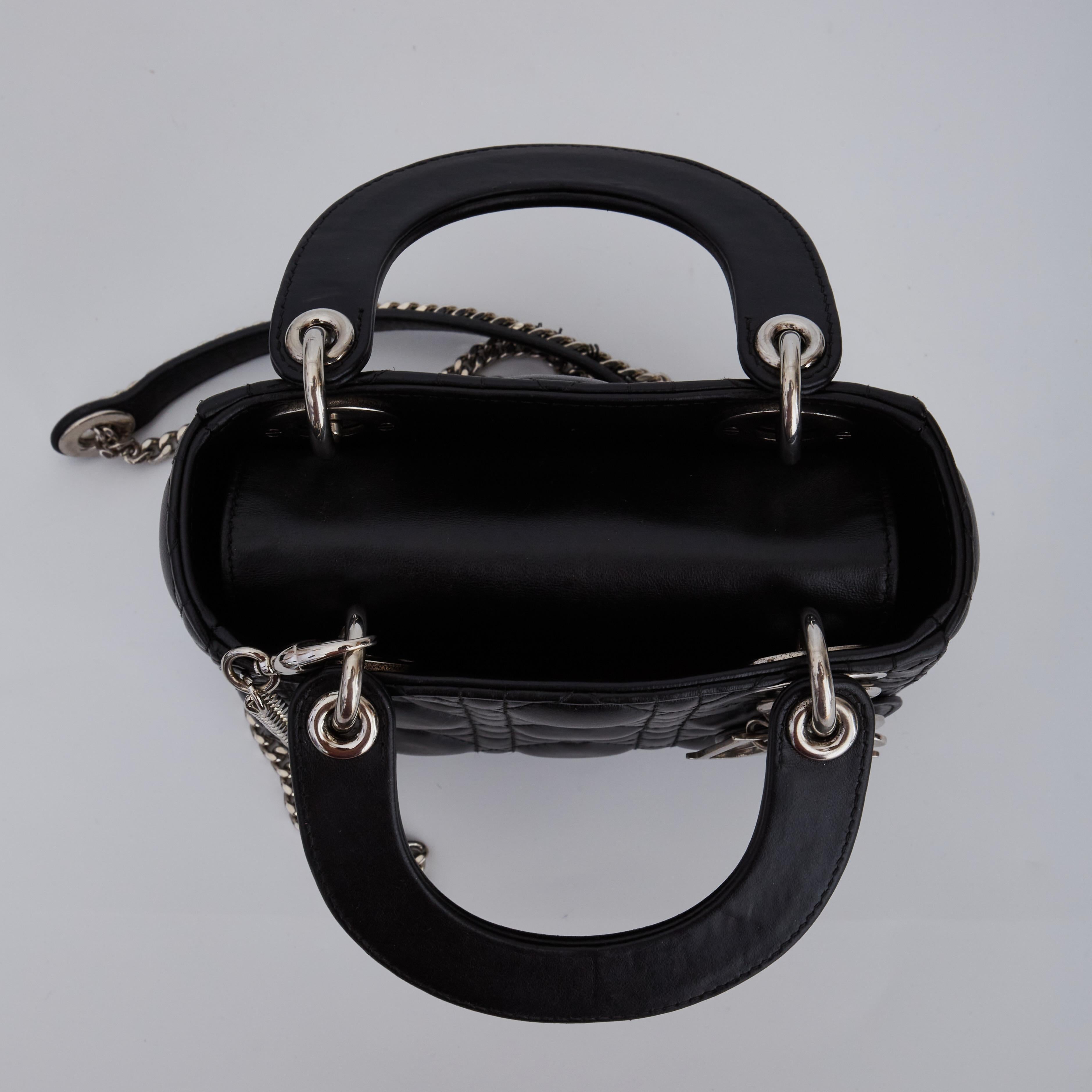 Dior Black Leather Cannage Lady Bag (2019) 1