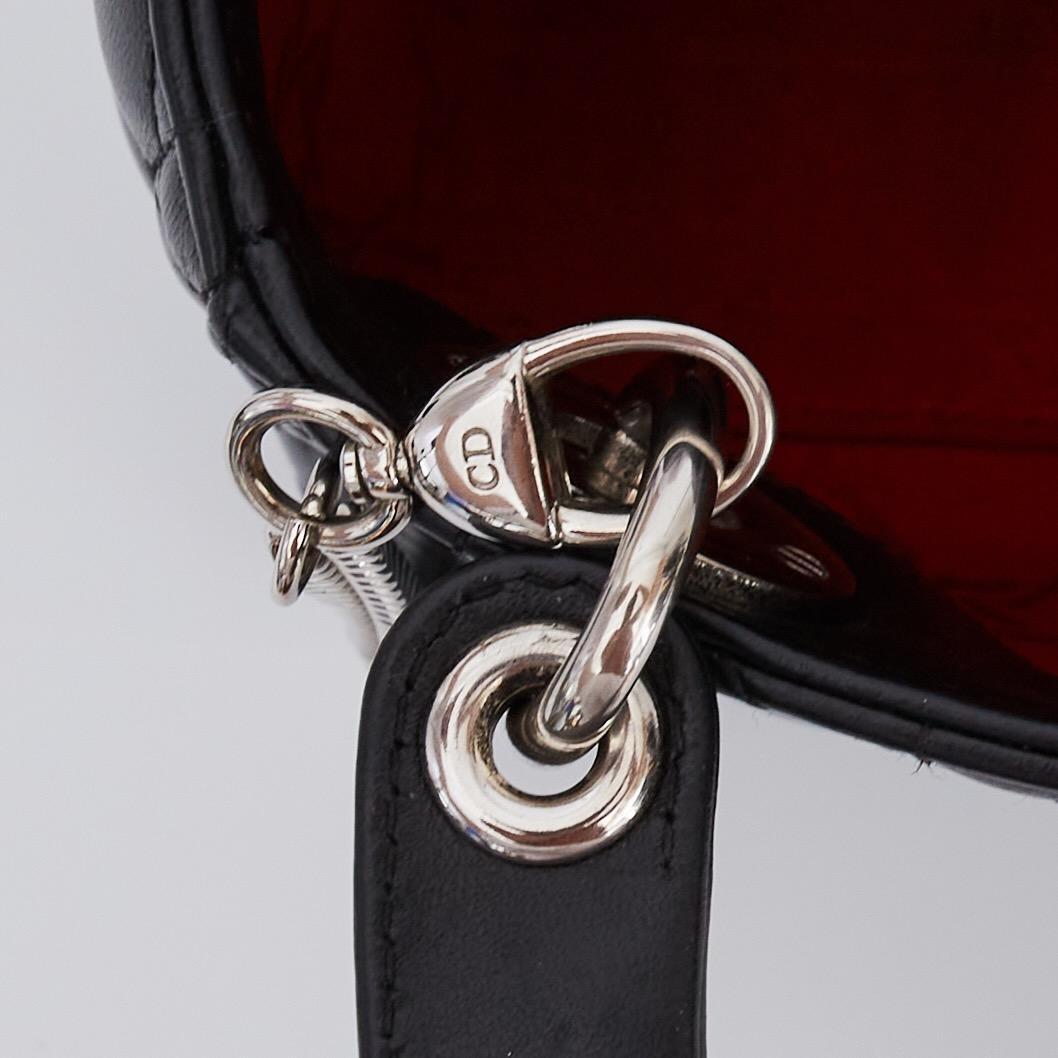 Dior Black Leather Cannage Lady Bag (2019) 3