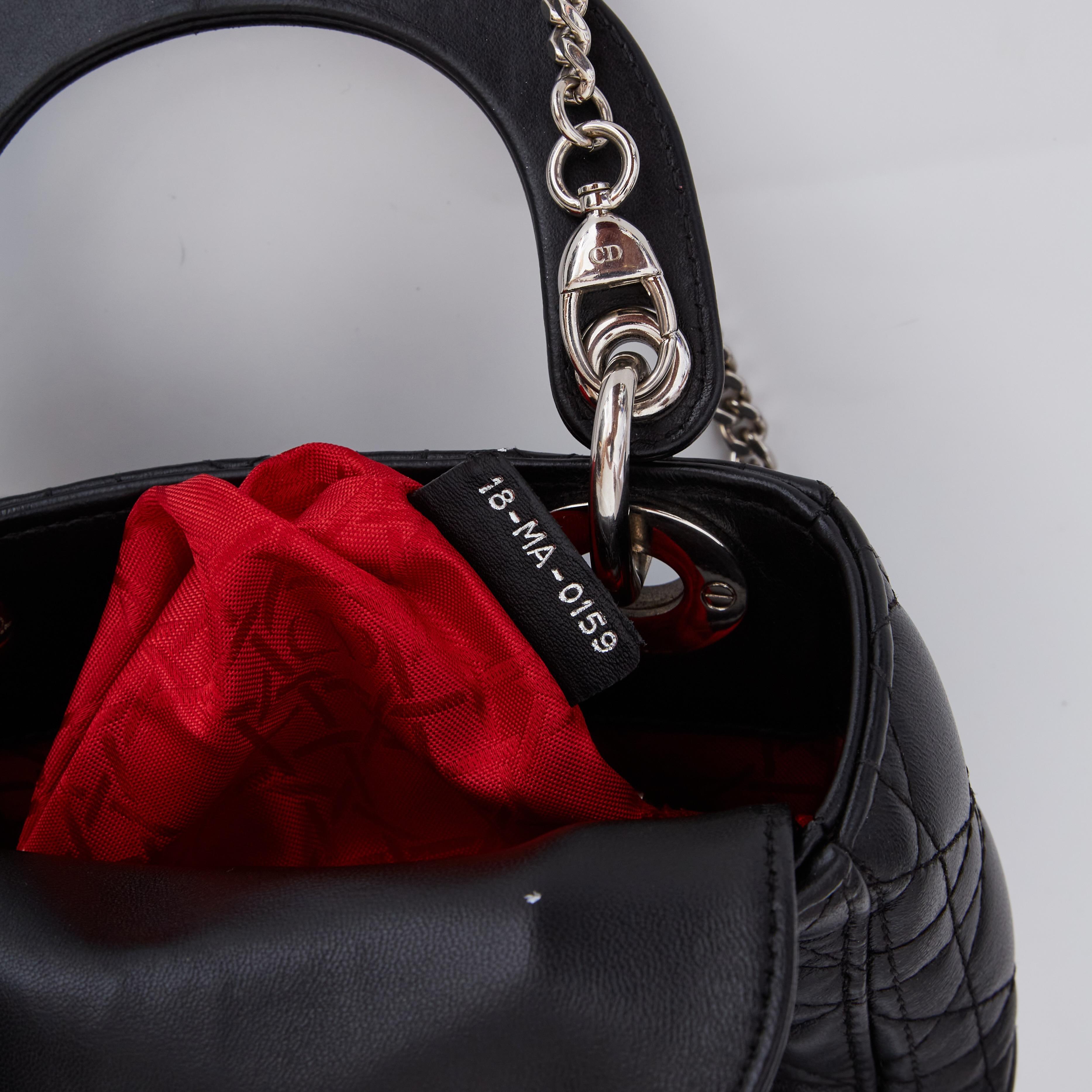 Dior Black Leather Cannage Lady Bag (2019) 5