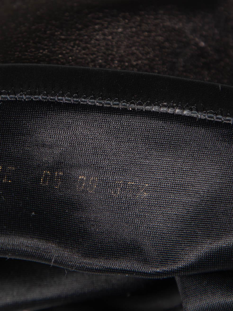 Dior Stivali al ginocchio in pelle nera CD Taglia IT 38.5 in vendita 1