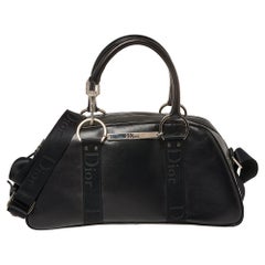 Speedy cloth bowling bag Dior Navy in Cloth - 18633653