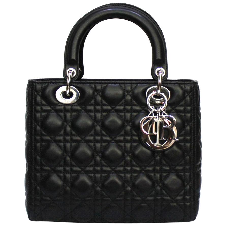 Dior Black Leather Dior Bag