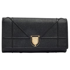 Cartera Diorama de piel negra
