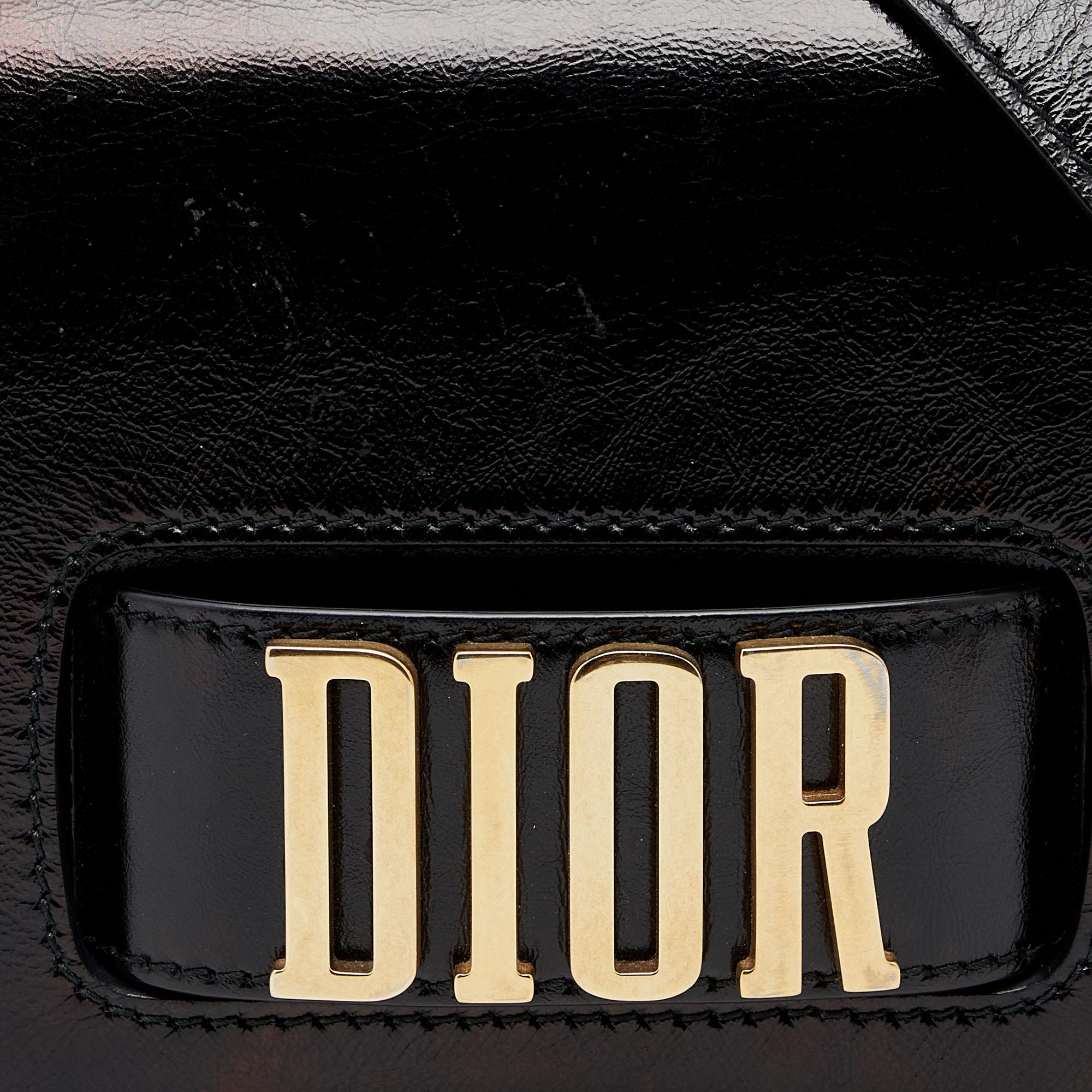 Dior Black Leather Dio(r)evolution Flap Shoulder Bag 2