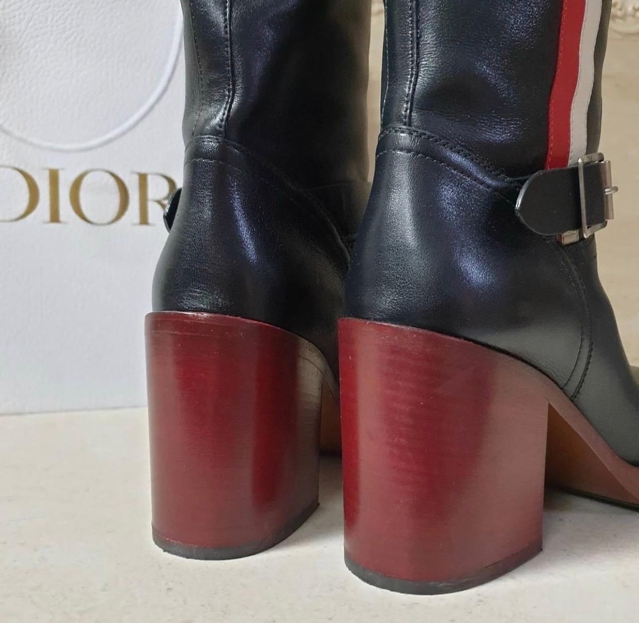 dior red boots
