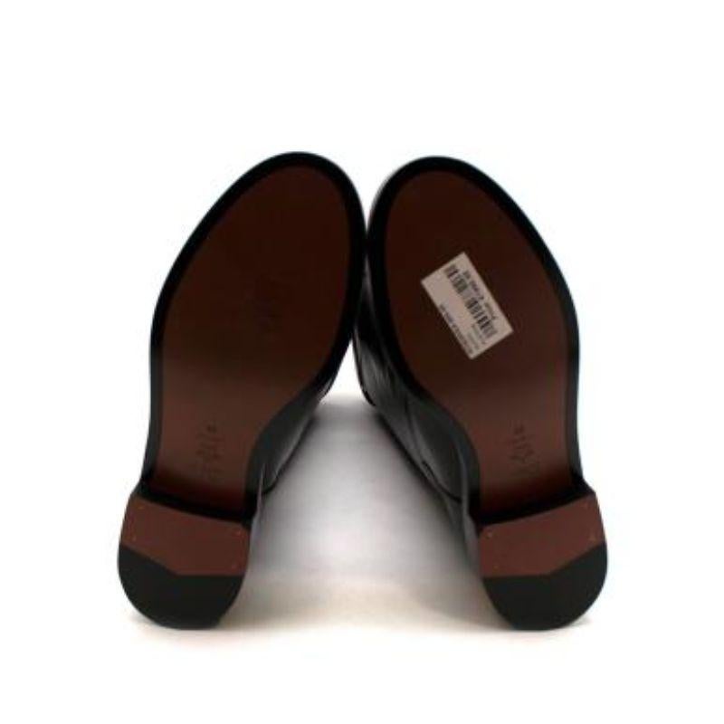 Dior Black Leather Empreinte Knee Boots For Sale 6