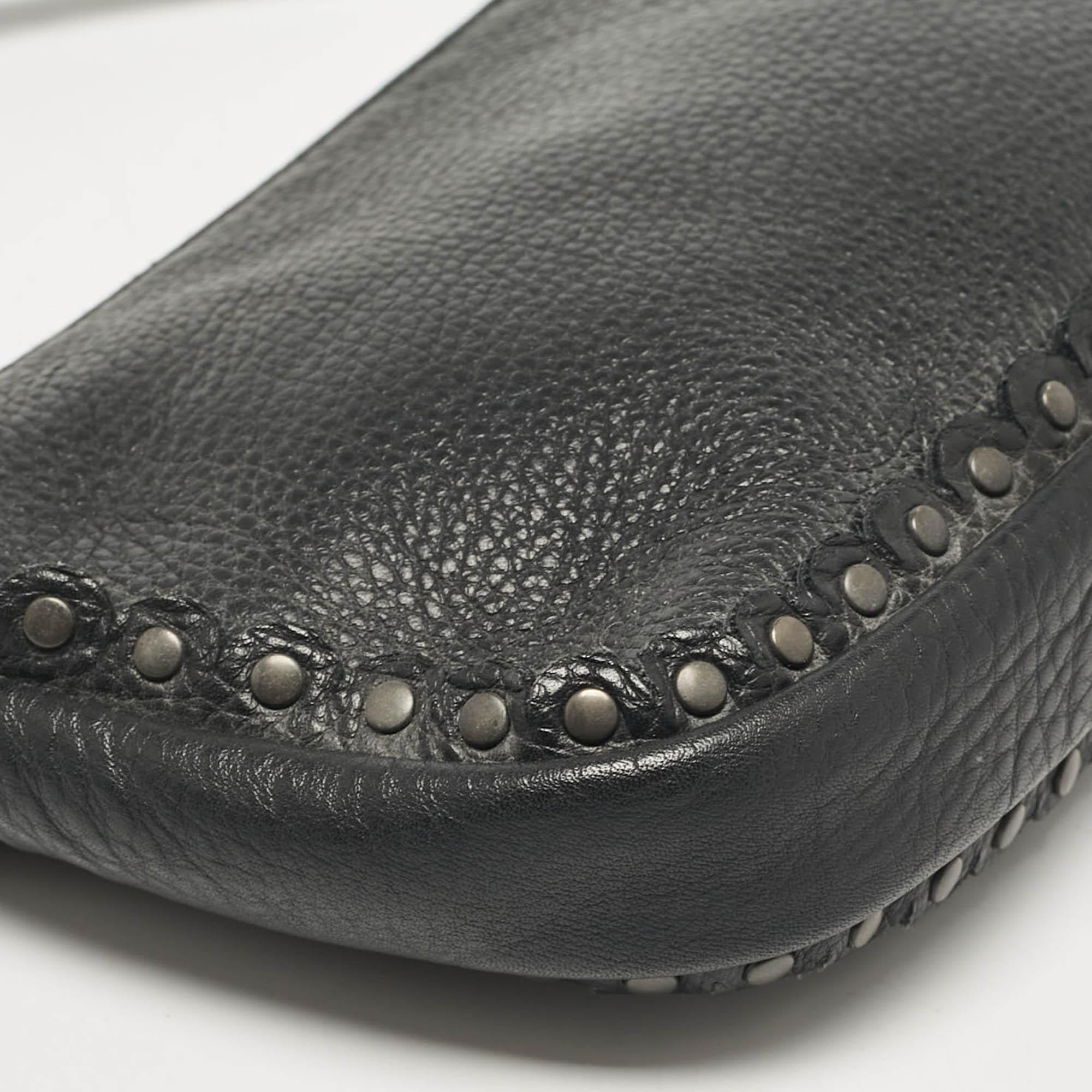 Dior Black Leather Ethnic Clutch Bag 5