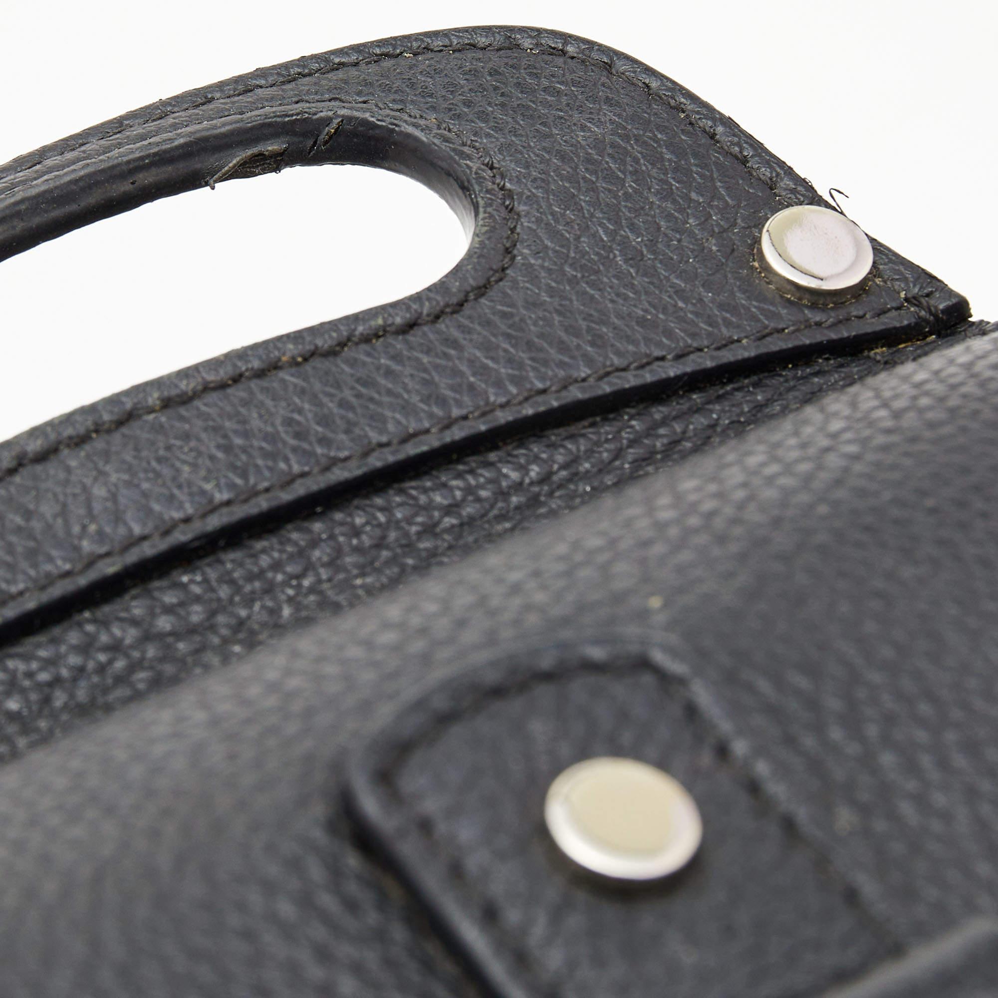 Dior Black Leather Gallop Backpack 7