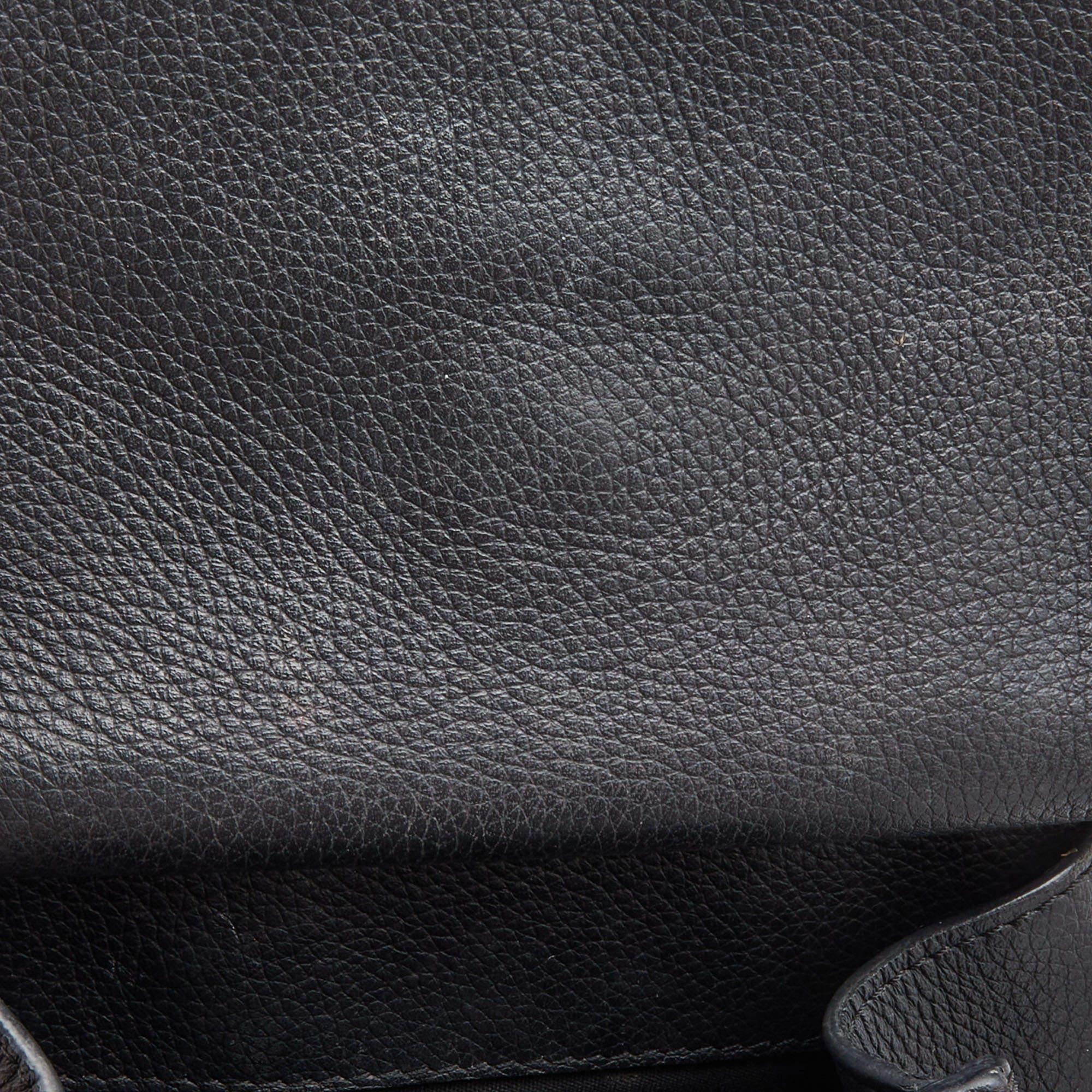 Dior Black Leather Gallop Backpack 10