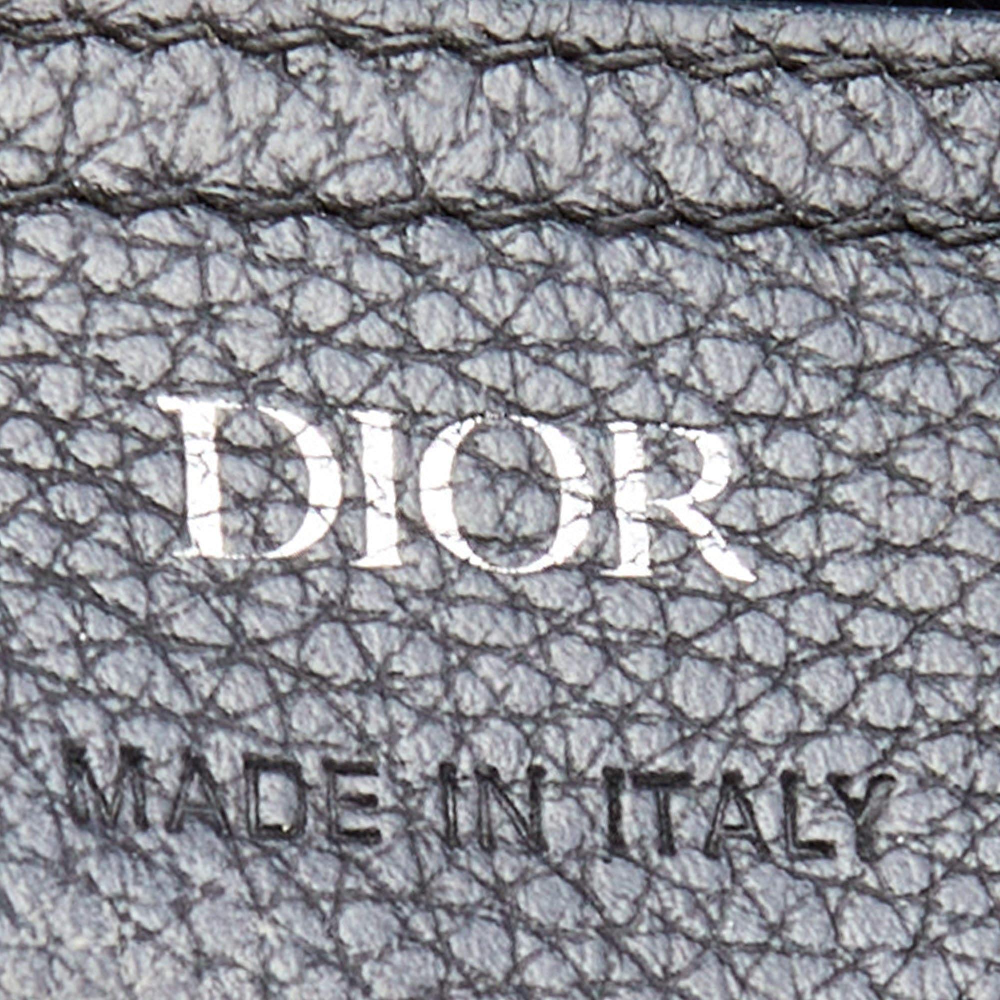 Dior Black Leather Gallop Backpack 12