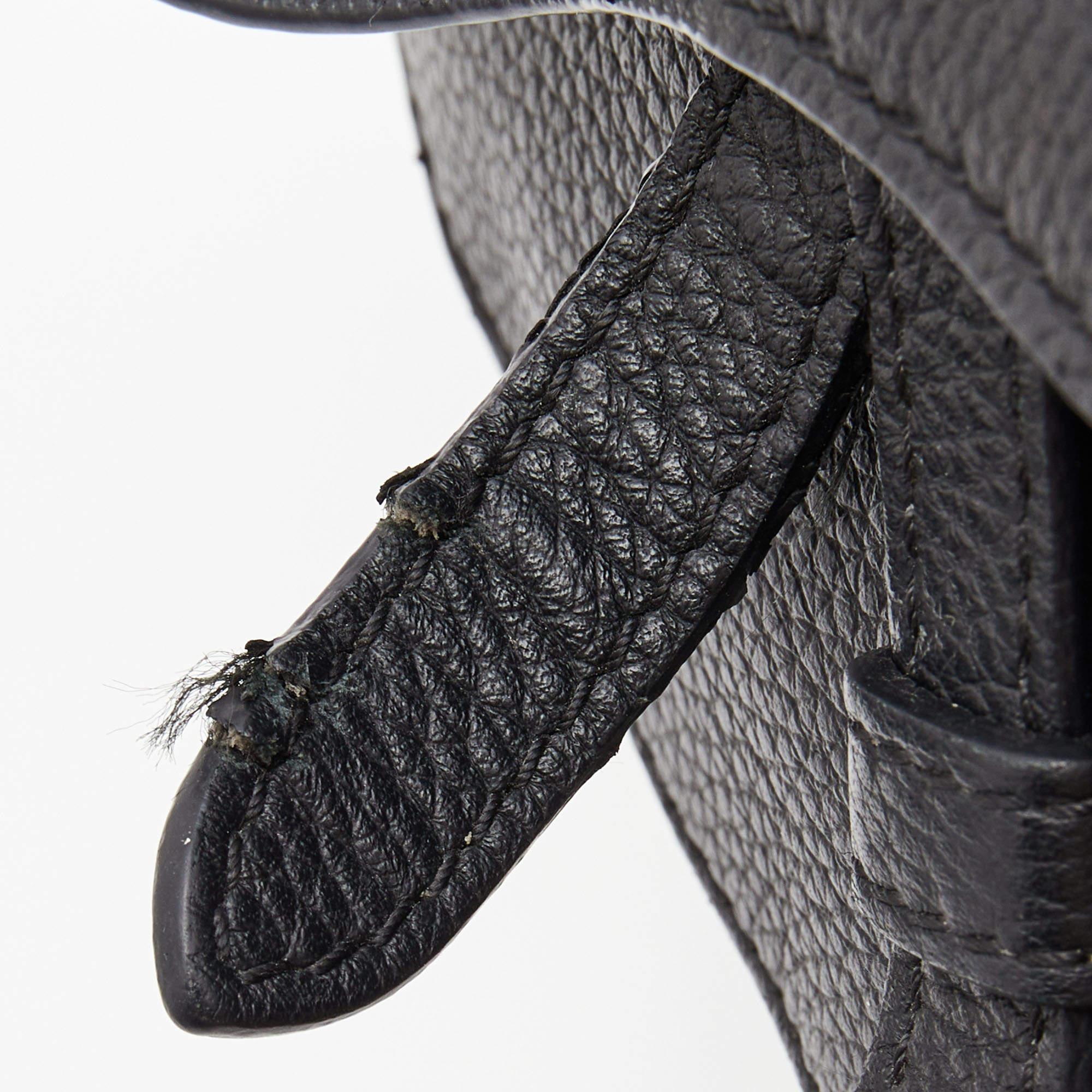 Dior Black Leather Gallop Backpack 4