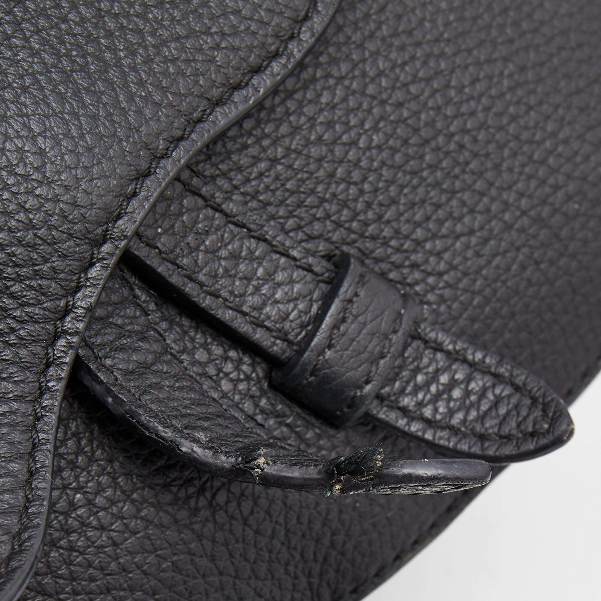Dior Black Leather Gallop Backpack 5
