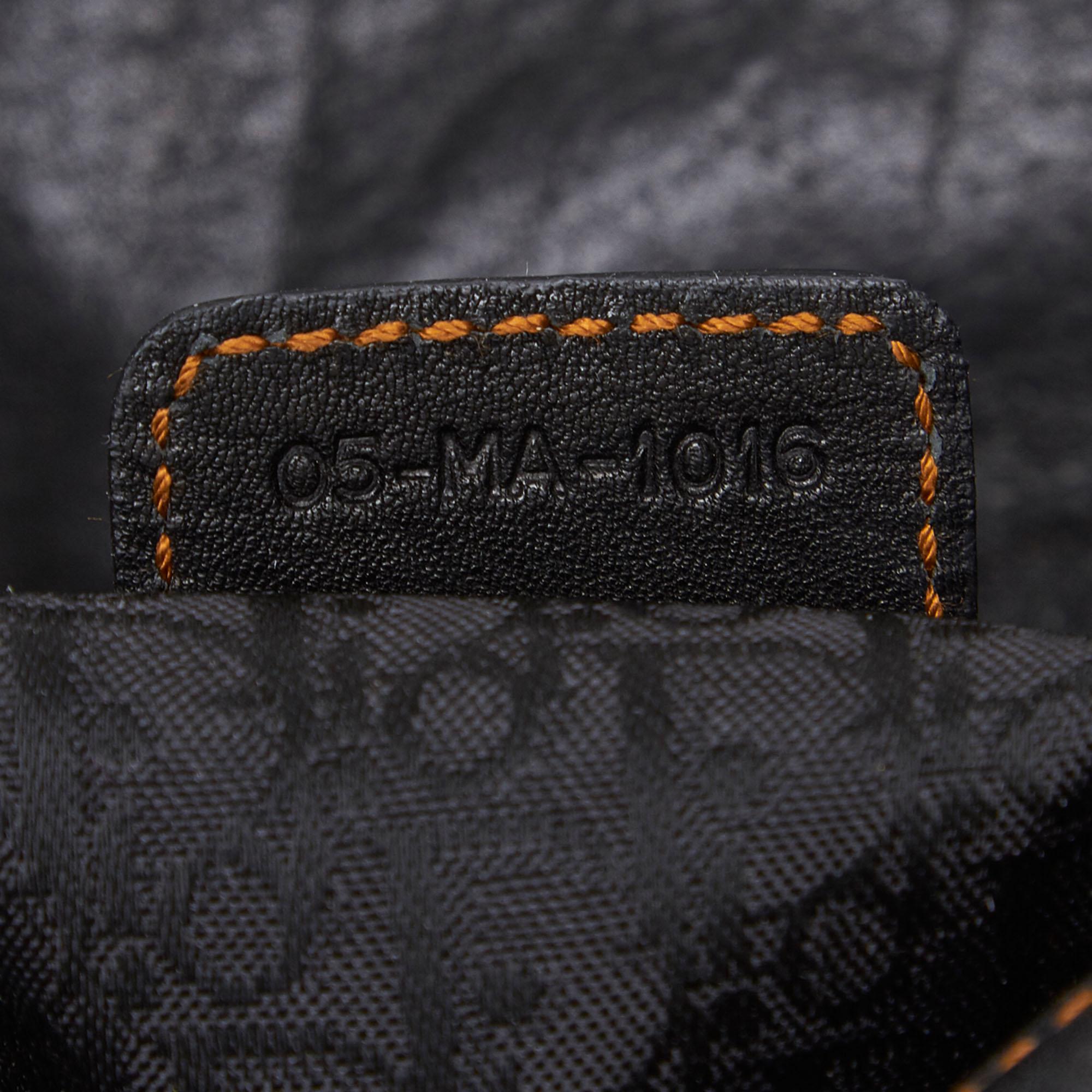 Dior Black  Leather Gaucho Saddle France w/ Dust Bag 2