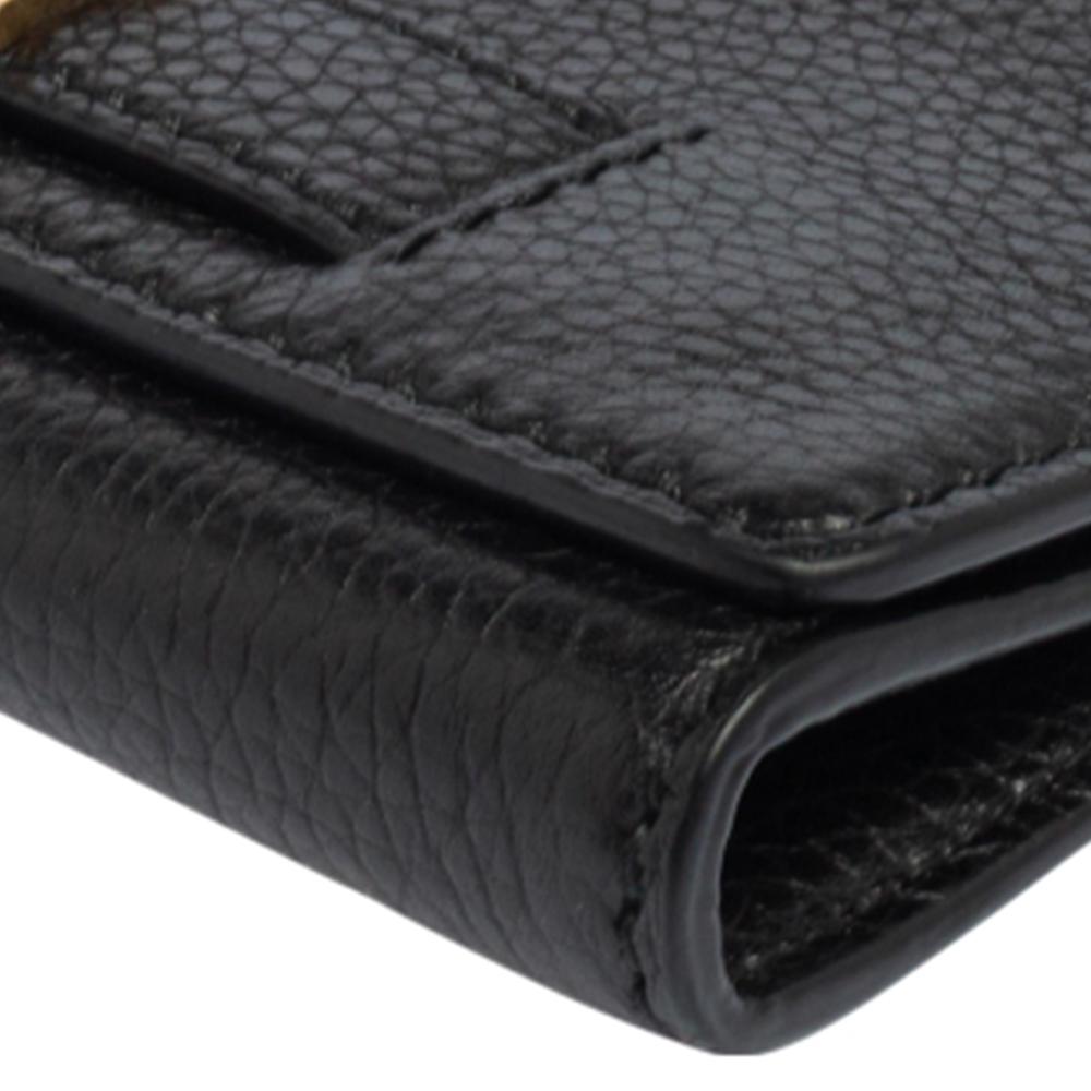 Dior Schwarzes Leder J'Adior Croisiere Portemonnaie an Kette 3