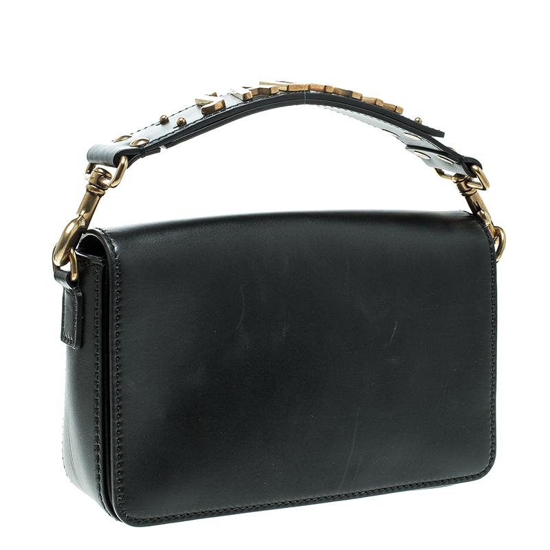 Dior Black Leather J'adior Flap Bag (Schwarz)