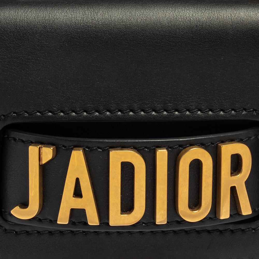 Dior Black Leather J'Adior Flap Crossbody Bag 2