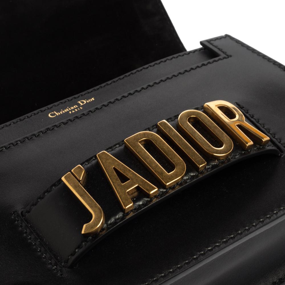 Dior Black Leather J’adior Flap Shoulder Bag 3
