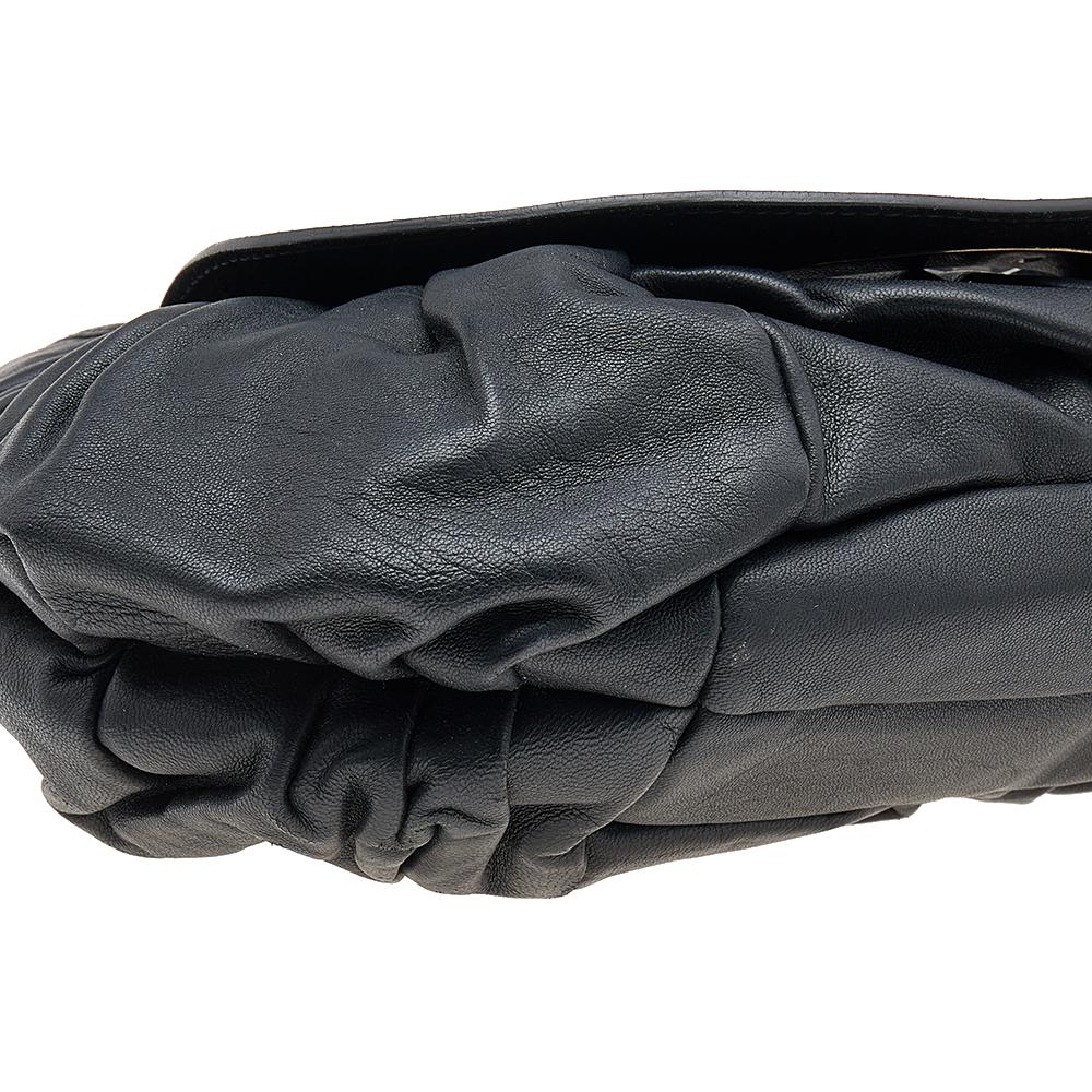 Dior Black Leather Jazz Club Shoulder Bag 1