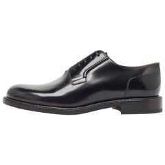 Dior Black Leather Lace Up Derby Size 42