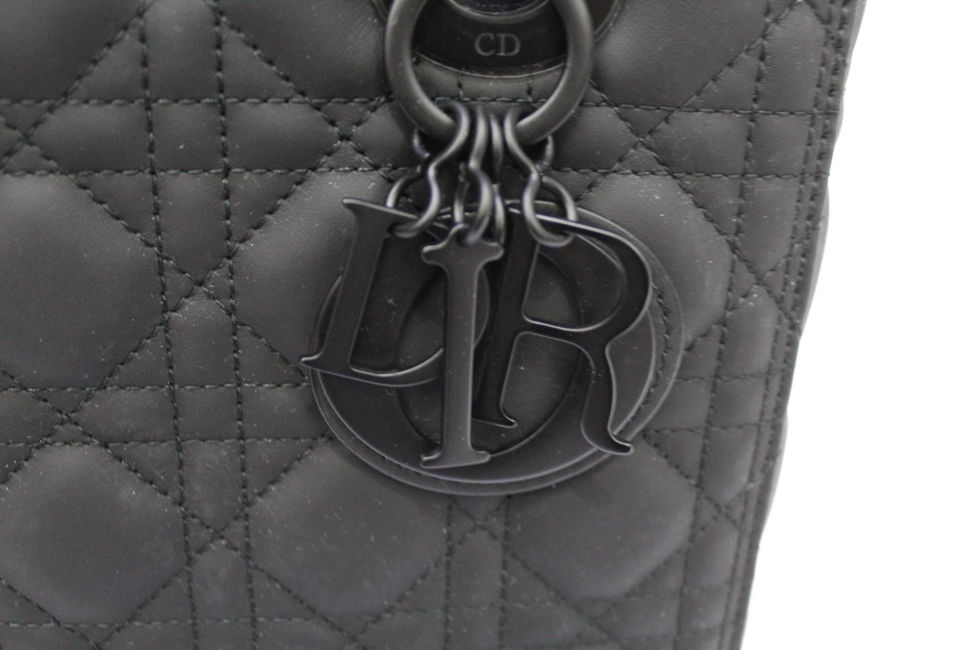 Dior Black Leather Lady Bag 3