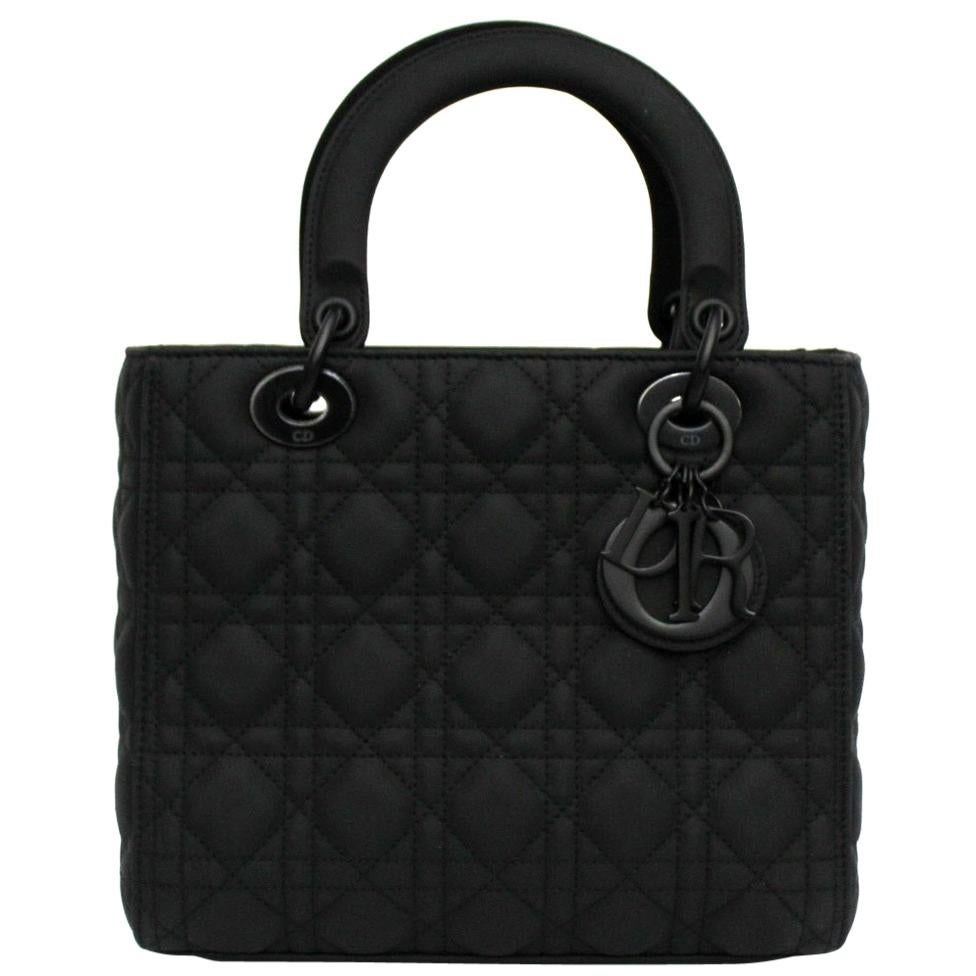 Dior Black Leather Lady Bag